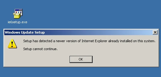 screenshot 1 Microsoft Internet Explorer 6 Arabic