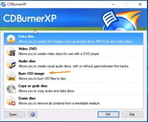 CD Burner XP حرق ملفات آيزو