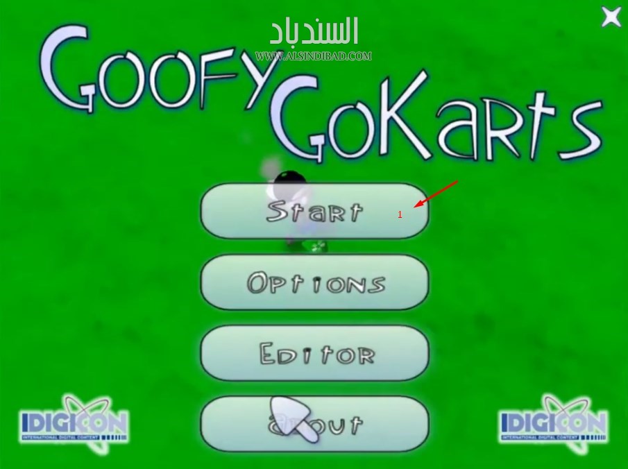 Goofy Gokarts خيارات لعبة