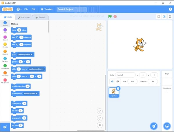 طريقة استخدام سكراتش
