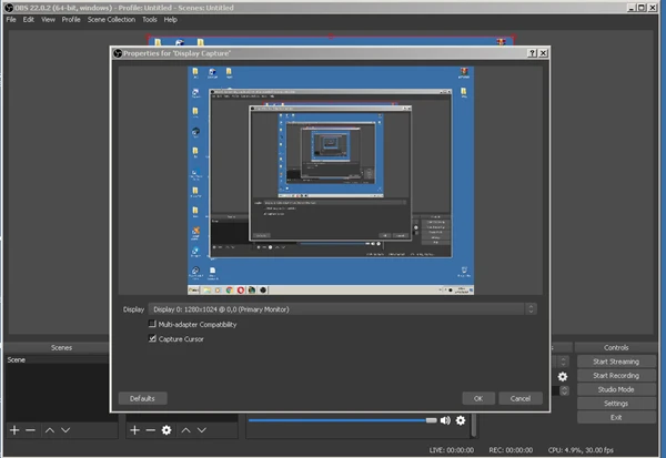 screenshot 2 OBS Studio