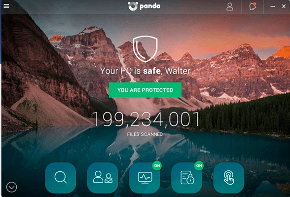 screenshot 1 Panda Dome Free Antivirus