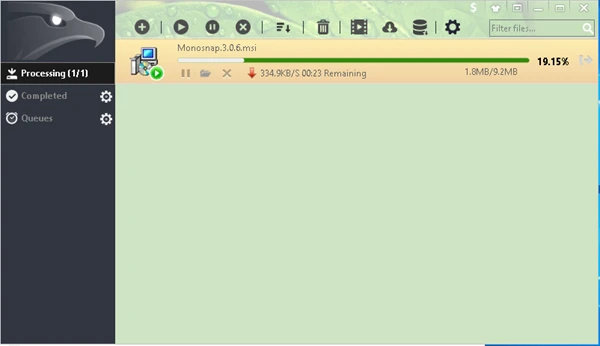 screenshot 1 EagleGet