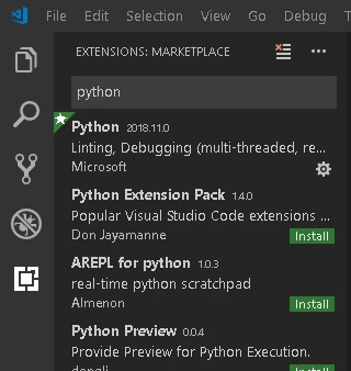 screenshot 2 Visual Studio Code