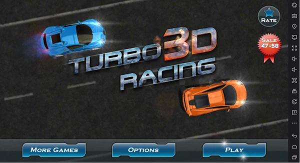 تشغيل اللعبة Turbo Driving Racing