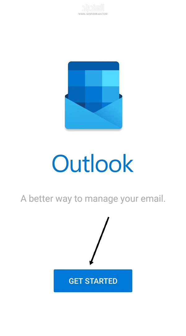 تشغيل التطبي :Microsoft Outlook