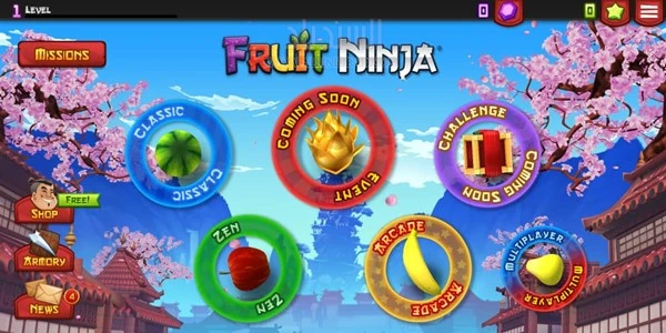 صور من اللعبة: ®Fruit Ninja