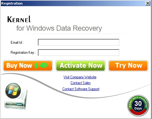 برنامج Kernel FAT NTFS   Windows Data Recovery