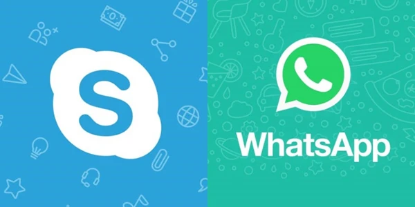​​الفرق بين  سكايب و واتس اب