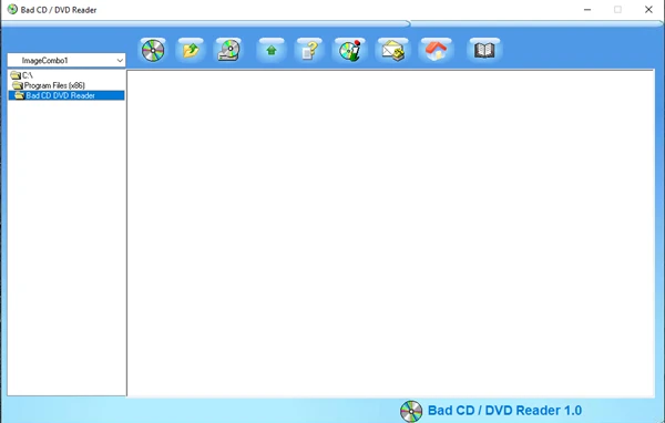 واجهة البرنامج AIV BAD CD/DVD Reader