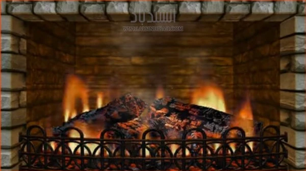 3D Realistic Fireplace Screen Saver