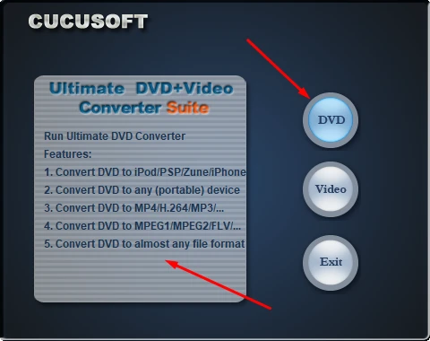 تحويل ملفات DVD