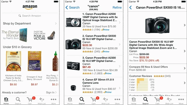 screenshot 1 Amazon App