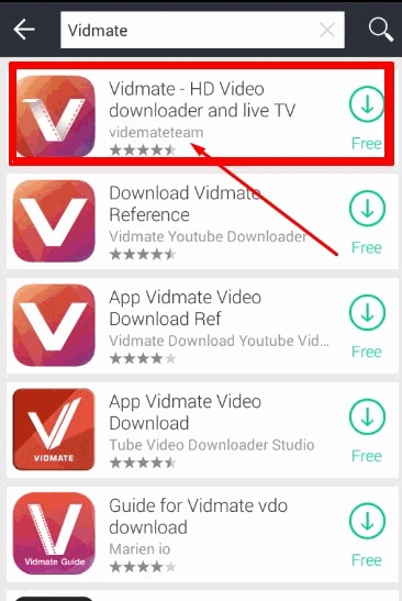 Vidmate HD video downloader