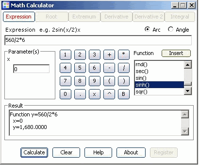 simple math calculator