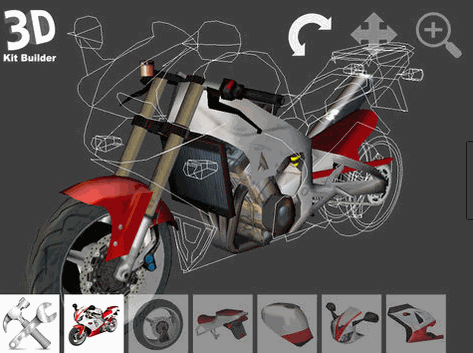 3D Kit Builder (Motorbike)
