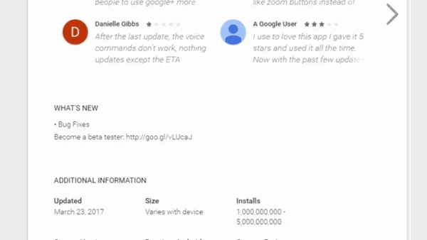غوغل تطالب المطورين بإضافة ملاحظات الإصدار لتحديثات التطبيقات