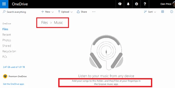screenshot 2 افضل ميزات تطبيق غروف الرسمي  لتشغيل الموسيقى على ويندوز