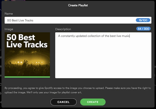 screenshot 7 كيفية إنشاء قوائم تشغيل مثالية خاصة بك في Spotify