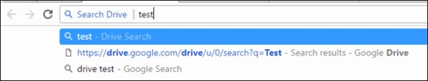 screenshot 7 كيفية البحث ضمن Google Drive مباشرة من شريط العنوان في متصفح كروم