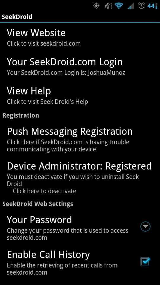 screenshot 4 أفضل التطبيقات لحماية هاتفك من السرقة أو الضياع