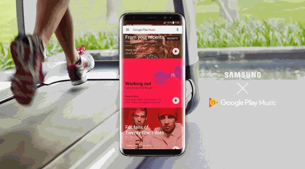 هواتف غلاكسي S8 تحصل على ميزات حصرية من غوغل ميوزك بلاي