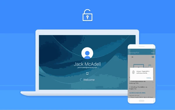 يمكنك الآن فتح جهاز كمبيوتر ويندوز 10 باستخدام قارئ بصمة غلاكسي S8