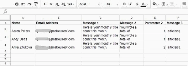 screenshot 5 كيفية إرسال البريد الإلكتروني في Google Sheet باستخدام النصوص البرمجية من غوغل