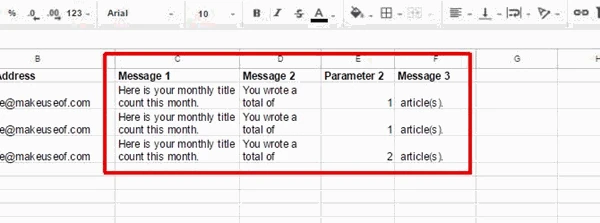 screenshot 3 كيفية إرسال البريد الإلكتروني في Google Sheet باستخدام النصوص البرمجية من غوغل