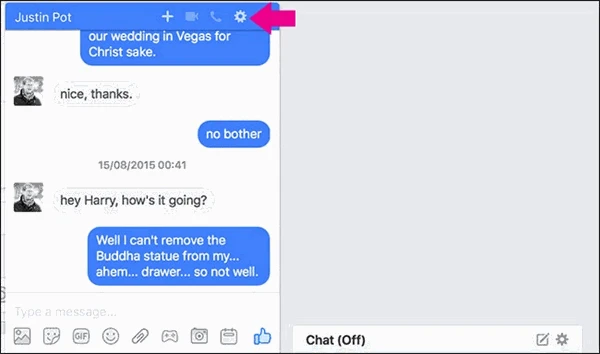 screenshot 1 كيفية حظر الناس في الفيسبوك مسنجر