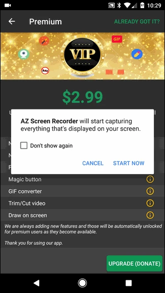 screenshot 4 كيفية تسجيل شاشة جهازك الاندرويد