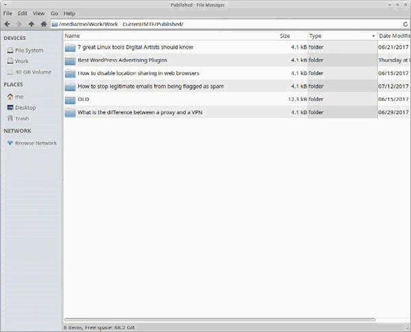 screenshot 3 كيفية حساب عدد الملفات ضمن دليل على انظمة لينوكس