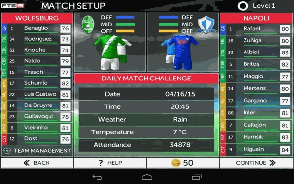 screenshot 3 أفضل 10 ألعاب كرة القدم للأندرويد