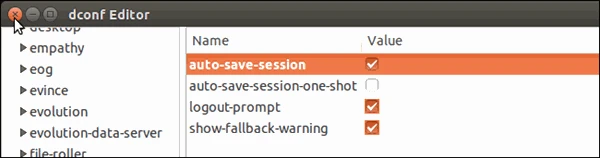 screenshot 6 كيف تقوم بحفظ البرامج المشغلة تلقائيا من جلستك السابقة في Ubuntu
