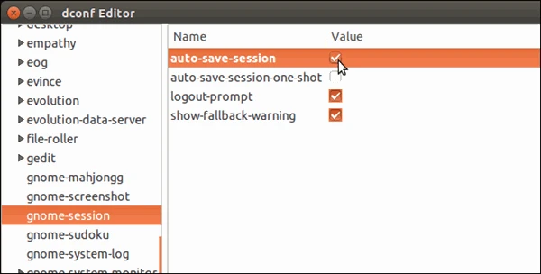 screenshot 5 كيف تقوم بحفظ البرامج المشغلة تلقائيا من جلستك السابقة في Ubuntu