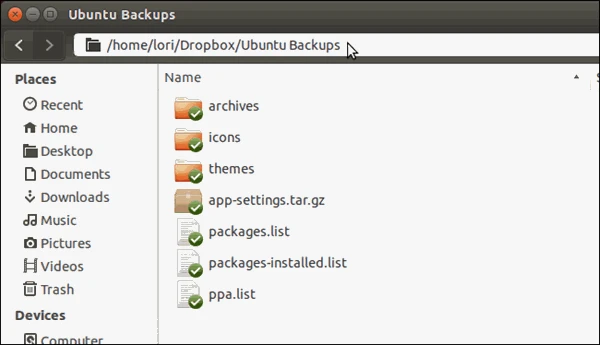 screenshot 14 كيفية القيام بالنسخ الاحتياطي واستعادته عن طريق برنامج Aptik في نظام Ubuntu