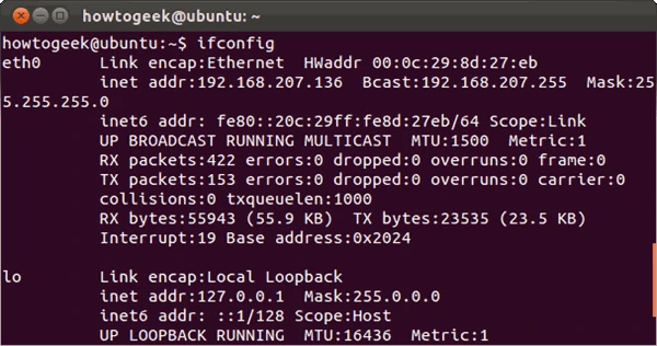 screenshot 8 العمل مع الشبكات من خلال ال Terminal في نظام لينوكس :11 تعليمة يجب ان تعرفها