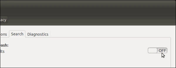 screenshot 5 كيف تقوم بإيقاف جلب النتائج من الانترنت عند البحث في Ubuntu