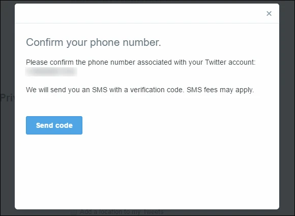 screenshot 6 كيف تقوم بحماية حسابك على تويتر
