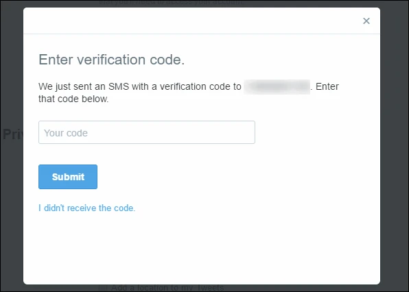 screenshot 7 كيف تقوم بحماية حسابك على تويتر