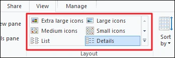 screenshot 8 كيف تقوم بتخصيص اعدادات عرض المجلد في ويندوز