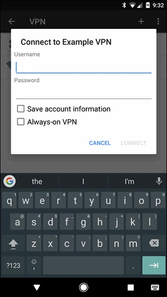 screenshot 6 كيف تقوم بالاتصال بشبكة VPN على الأندرويد