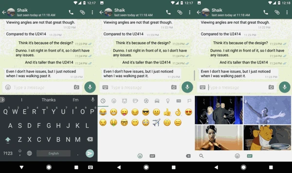 واتساب يضيف ميزة البحث عن صور GIF مباشرة من واجهته
