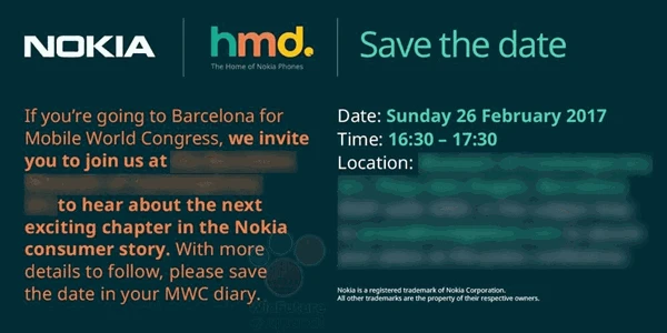 شركة HMD تستعد للكشف عن نوكيا 3,5و 6 في مؤتمر الموبايل العالمي