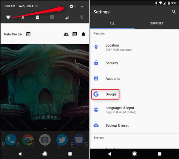 screenshot 1 ﻿كيفية ادارة التطبيقات والأجهزة التي تم تسجيل الدخول فيها بواسطة حسابك على غوغل