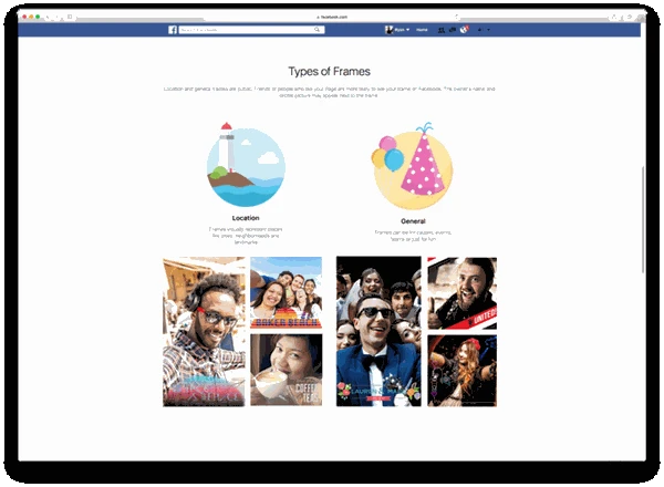 screenshot 2 ﻿أداة من فيسبوك تسمح لأي شخص بإنشاء إطارات مخصصة للصورة الشخصية