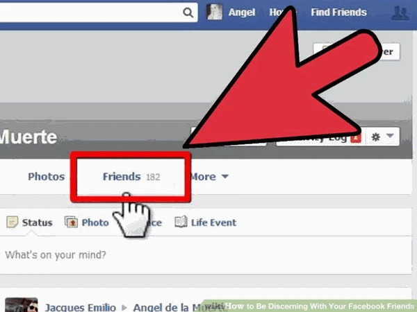 screenshot 1 ﻿كيف تعرف اذا أحد ما قام بحظرك على الفيسبوك