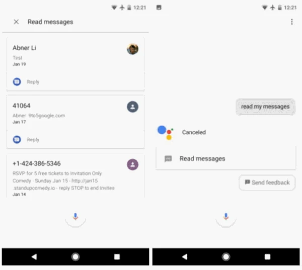 مساعد غوغل الشخصي بامكانه الآن التفاعل مع الرسائل النصية