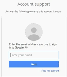 screenshot 1 كيفية استعادة حسابك على Gmail