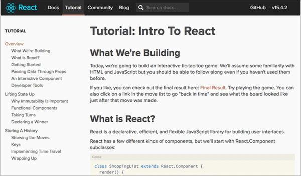 screenshot 3 أفضل 7 دروس مجانية على الإنترنت لتعلم React و إنشاء تطبيقات الويب